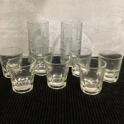Fruit Glass Cups And Two Glass 