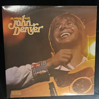 Sale Photo Thumbnail #63: John Denver An Evening With John Denver RCA CPL2-0764 Stereo Vinyl LP