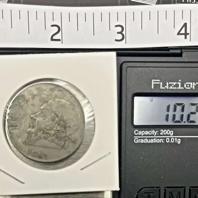 Sale Photo Thumbnail #46: 1981 Mexico One Peso Coin Jose Maria Morelos Estados Unidos Mexicanos Eagle