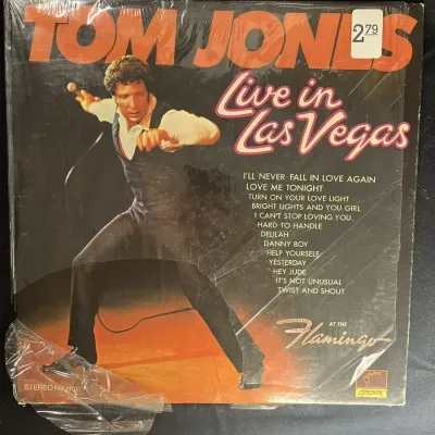 Sale Photo Thumbnail #66: Tom Jones Live in Las Vegas Vinyl LP At The Flamingo London Records PAS-71031 Stereo