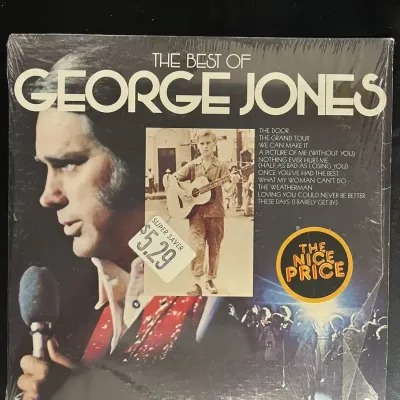 Sale Photo Thumbnail #65: George Jones The Best of George Jones Vinyl LP Epic Records The Nice Price