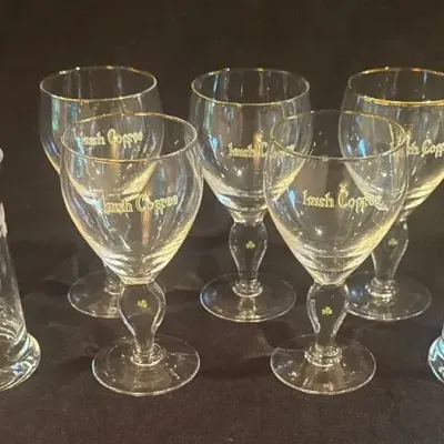 Vintage Irish Coffee Glassware 