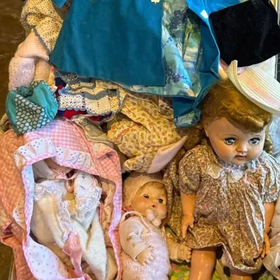 Vintage Effanbee Doll And Clothes 