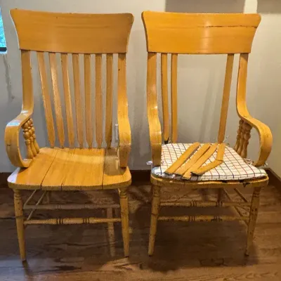 Antique Arts And Crafts Arm Chairs