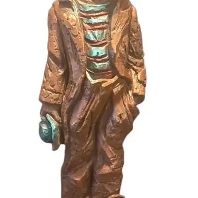 Vintage 1965 Austin Productions "Hobo Clown" Statue by Mardo