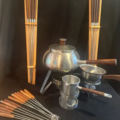 Fondue Pot And Accessories
