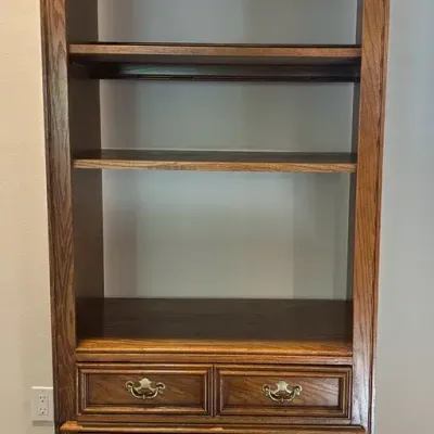 Open Bookcase With Drawer And Cabinet