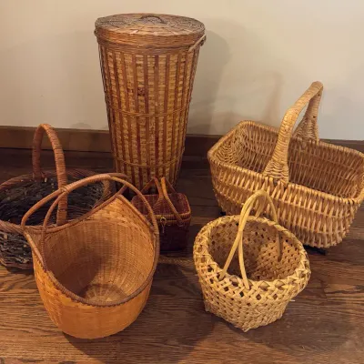 Wicker Laundry Hamper And Baskets
