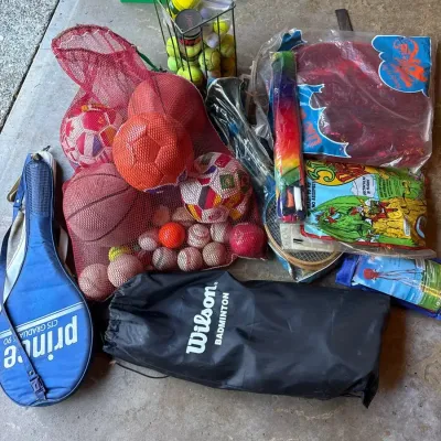 Sporting Goods - Balls, Badminton, Tennis Rackets, Kites And More