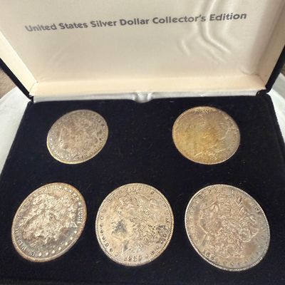 Set of silver Morgans