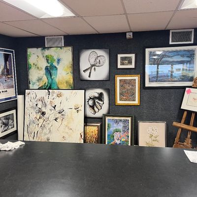 Framed artwork 