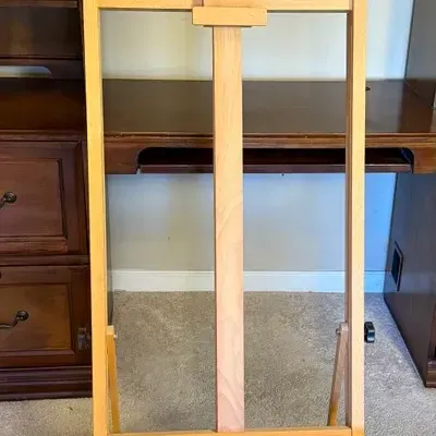 Style H Type Adjustable Wooden Floor Easel & Martin PRO DRAFT Portable Drafting Board
