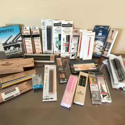 Professional Artist Drawing Pencil Collection – Faber-Castell Polychromos, Musgrave, General’s & Mit