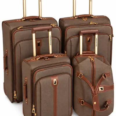 London Fog Oxford #7000 4-Piece Rolling Luggage & Duffel Set