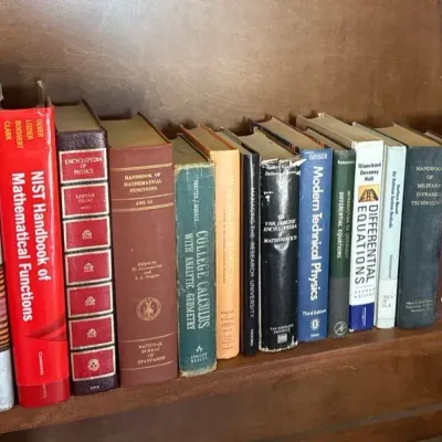 Vintage Mathematics, Physics, Engineering & Military Technical Reference Book Collection