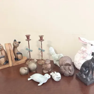 Decorative Animal Figurine Lot