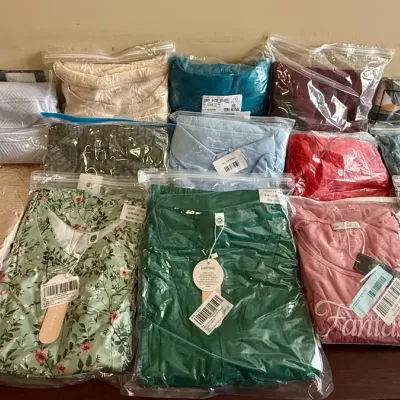New Amazon Women’s Plus Size Clothing Lot – Approx. 4X–5XL Tops, Pants, Lounge Sets & More