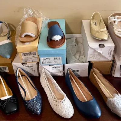 Women’s Shoe Lot – Seychelles, FeverSole, Isotoner & More – Flats, Sandals & Slippers Sizes 8–9