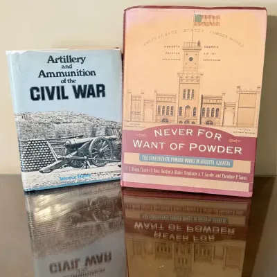 Civil War Artillery & Confederate Powder Works Books – 1970 & 2007 First Printing