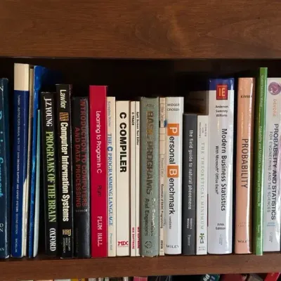 Vintage Computer Programming, Engineering & Statistics Textbook Collection