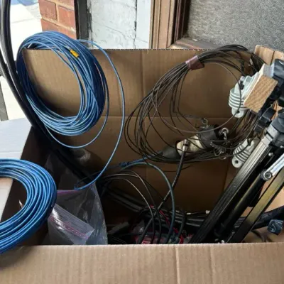 Two Boxes Of Insulated Electrical Cables, +