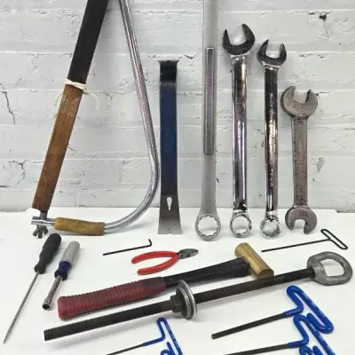 Tools, Includes Bow Saw, Superbar, Craftman And Husky Combo/Eklind T Key Allen Wrenches Plus
