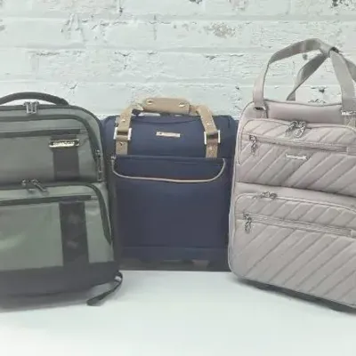 London Fog And LuggeX Carry On Travel Bags, Samsonite Backpack