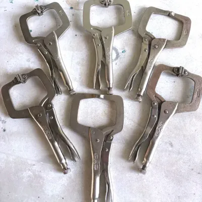 Irwin And Peterson Vise-Grip C-Clamps (6)