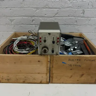 HP 353A Patch Panel W/ Two Mystery Boxes Of Electric Accessories 