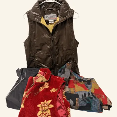 Women’s Outerwear Lot – Columbia, Calvin Klein, Jane Ashley & Tsunami Vests/Jacket