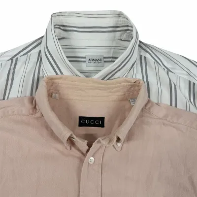 Gucci & Armani Collezioni Designer Men’s Dress Shirts