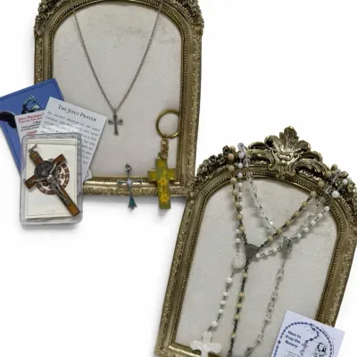 Religious Cross Necklaces, Rosaries & Catholic Keepsakes
