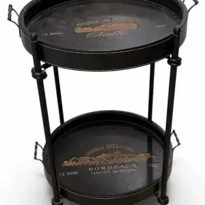  Chateau Les Jacques Chablis Bordeaux Wine Bar Cart