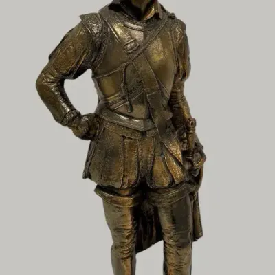 Vintage Spanish Conquistador Figurine 