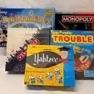 Family Board Game Lot – Disney Eye Found It!, Star Wars Monopoly, Trouble, Yahtzee & Veropoly