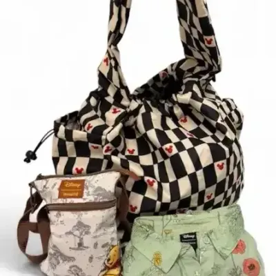 Disney Loungefly Mickey Mouse Bag & Tinker Bell Apparel