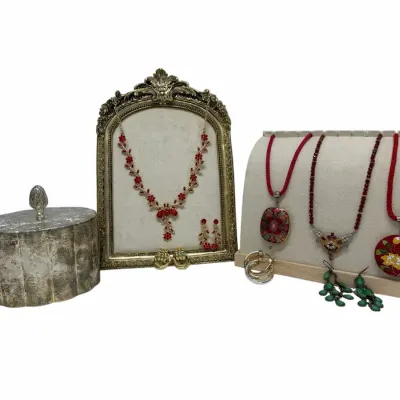 Vintage-Inspired Jewelry Collection & Ornate Trinket Box