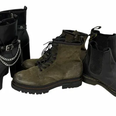 Dr. Martens, AS98 & Black Platform Boots - 3 Pairs Description