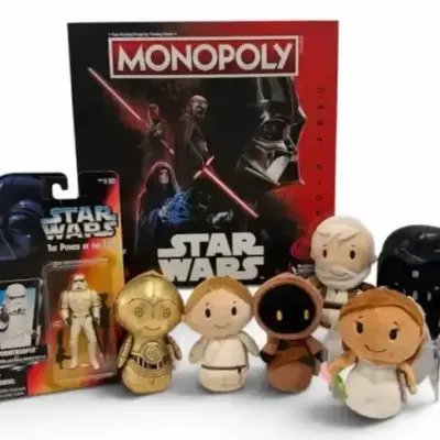 Star Wars Monopoly Dark Side Game, Plush & Figures