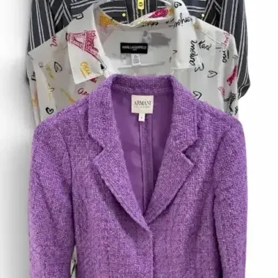 Luxury Women’s Tops Including Armani jacket And Karl Lagerfeld 