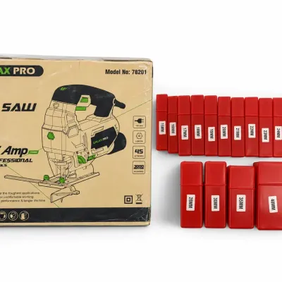GALAX PRO 6.5 Amp Jigsaw & 16-Piece Drill Bit Set