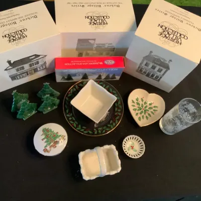 Vintage Christmas Village Collectibles & Holiday Décor Lot – Heritage Village Collection