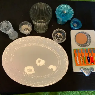 Vintage Glassware, Serving Platter & Entertaining Accessories Collection