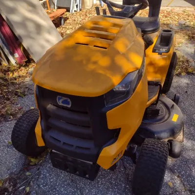 Sale Photo Thumbnail #57: Cub Cadet Riding Mower with 183 Hours Working Condition.  Sold as is.  No warranty or guarantees.