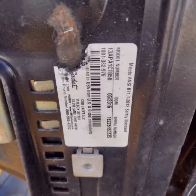 Sale Photo Thumbnail #63: Cub Cadet Riding Mower with 183 Hours Working Condition.  Sold as is.  No warranty or guarantees.