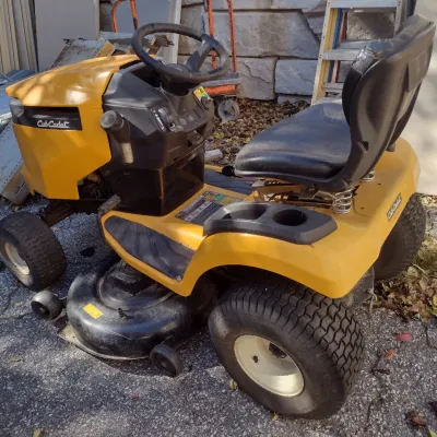 Sale Photo Thumbnail #56: Cub Cadet Riding Mower with 183 Hours Working Condition.  Sold as is.  No warranty or guarantees.