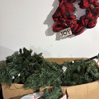 Sale Photo Thumbnail #14: Pillows, Mini trees, Signs, and more.