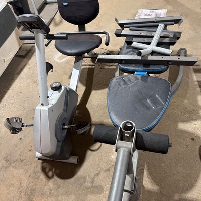Sale Photo Thumbnail #107: Stair step, weight bench, wellso bike.
