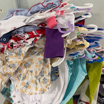 Sale Photo Thumbnail #102: Toys and new Children’s clothing 

shelf and bin it included