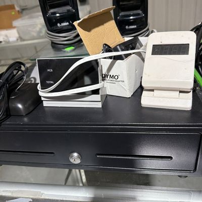 Sale Photo Thumbnail #164: cash drawer, cables and more.